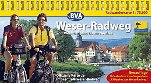 BVA Bielefelder Verlag GmbH & Co. KG - Kompakt-Spiralo BVA Weser-Radweg Vom Weserbergland bis zur Nordsee (incl. RADgeber zum Weser-Radweg) Radwanderkarte 1:75.000 - Preis vom 30.09.2026 09:01:18 h