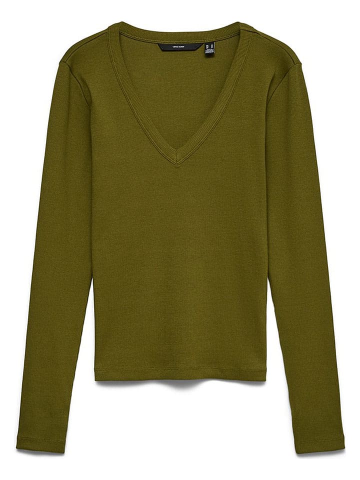 Vero Moda Longsleeve in Oliv - S