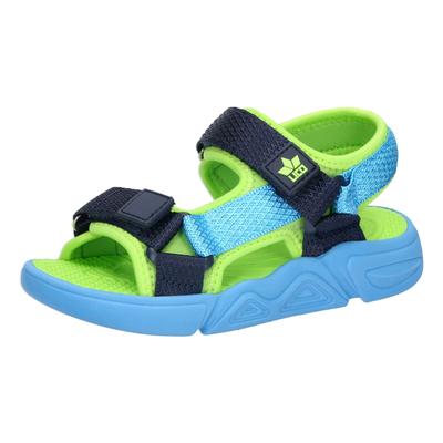 Sandale LICO "Sandale Aydin V", Mädchen, Gr. 33, blau, Synthetik, Schuhe Sandale