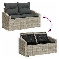 vidaXL, Gartenlounge, Lena (mit Tisch)