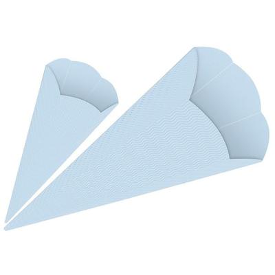 URSUS Schultüten 3D-Schultüten, hellblau, Höhe: 41 cm, Durchmesser: 15 cm