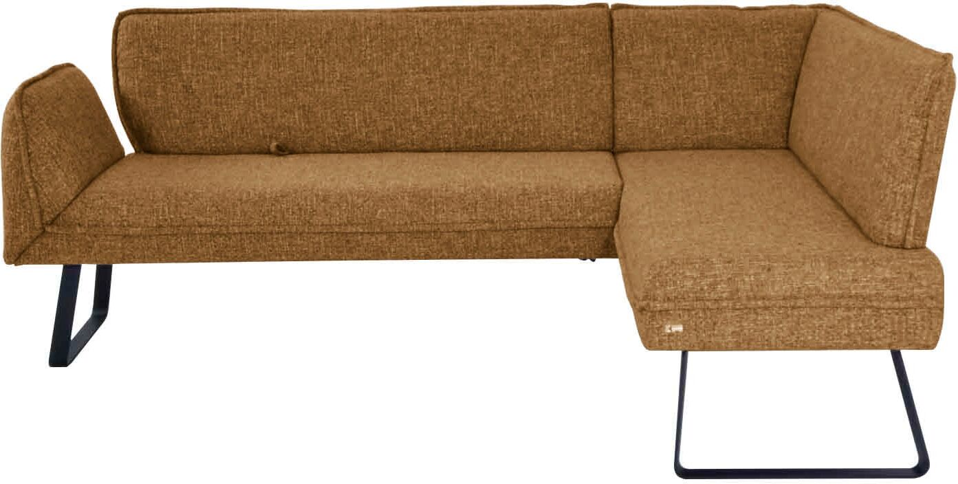 K+W Komfort & Wohnen "Drive" mit Seitenteilverstellung am langem Schenkel zur Sitzplatzerweiterung cinnamon 71 B/H/T: 91cm x 68cm, Flachgewebe 775, langer Schenkel links