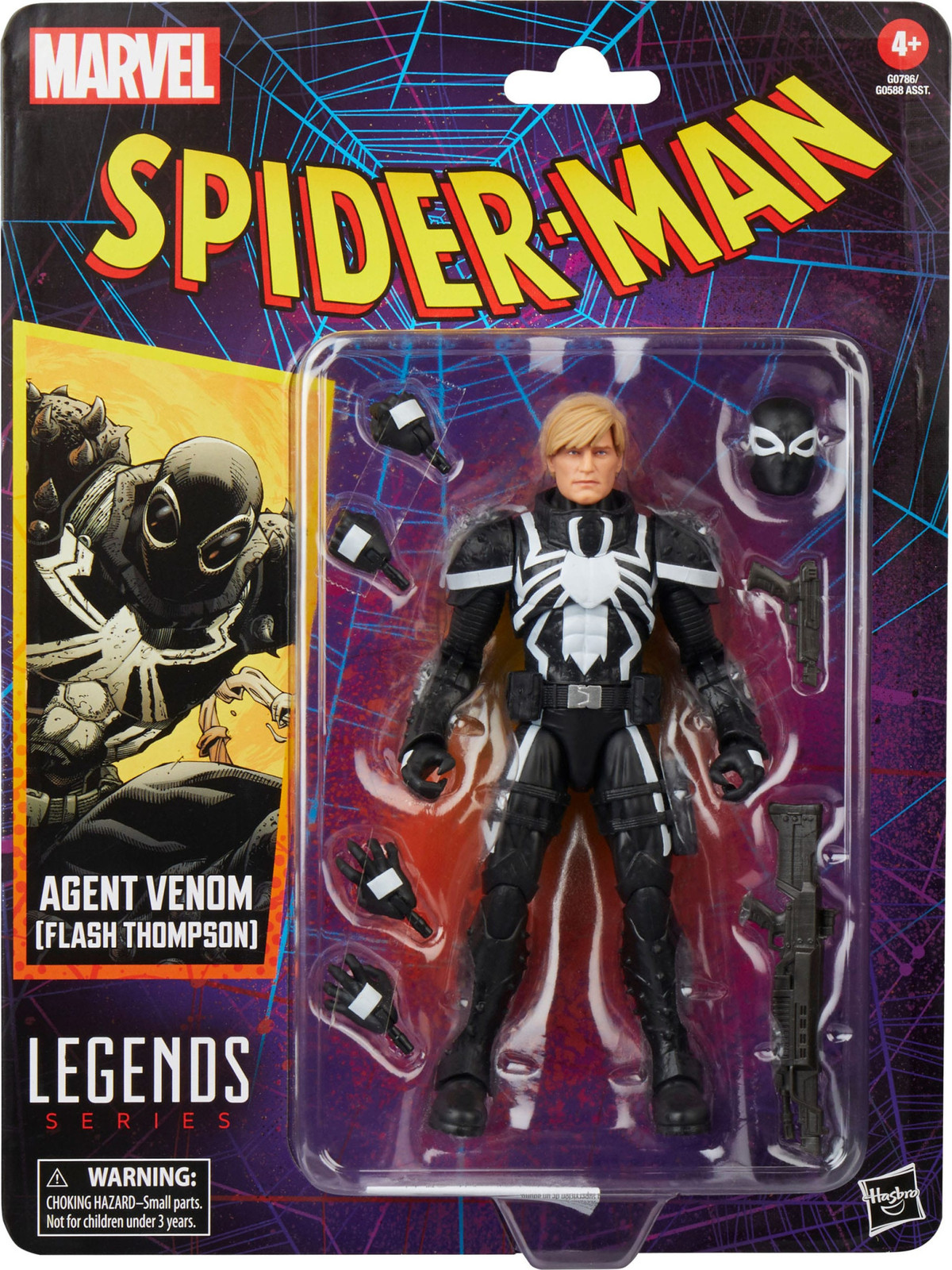 Hasbro Marvel Legends Series Agent Venom Flash Thompson actiefiguur