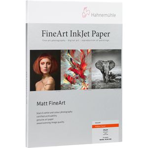 Hahnemühle Fotopapier William Turner FineArt, für Inkjet, A3, 310 g/m², matt, 25 Blatt
