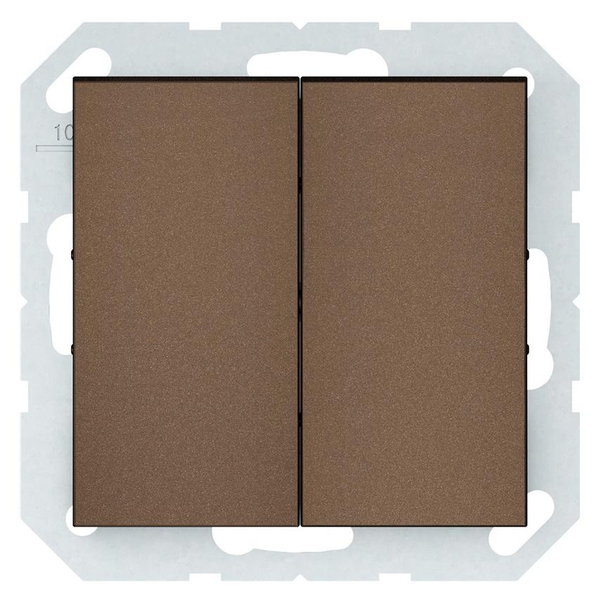 Vila SWITCH 2GANGS LIGHT MOCHA P510-020-12 QR (Switch) (4779101711547)