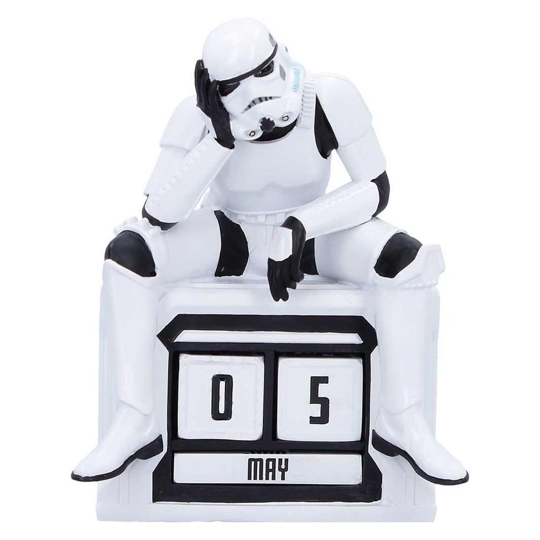 Nemesis Now Original Stormtrooper Ewiger Kalender What a Day 14 cm (B7363A26)