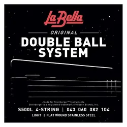 La Bella S500L Flatwound D. Ball 043/104, Saiten