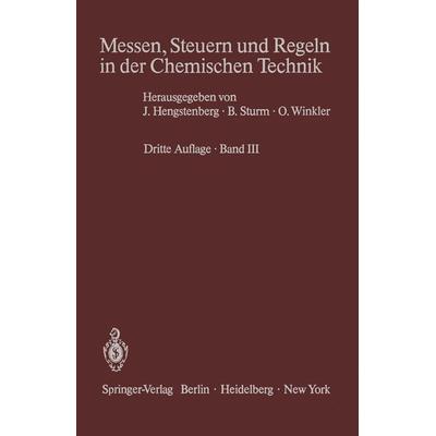 Messen, Steuern und Regeln in der Chemischen Technik, Taschenbuch von , Springer Berlin, 978-3-642-93147-5