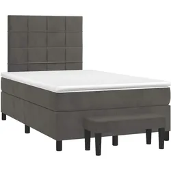 vidaXL, Boxspringbett, Marlonin (Block mit Quadraten) (120 x 190 cm)