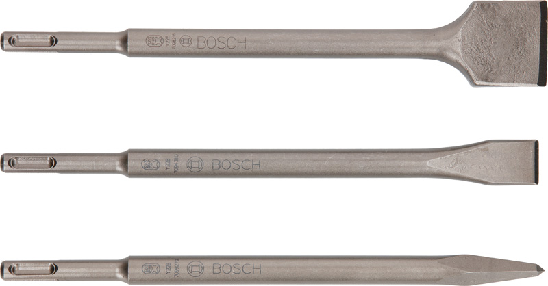 Bosch 3-teilig Meißel-Set SDS plus 2607019457
