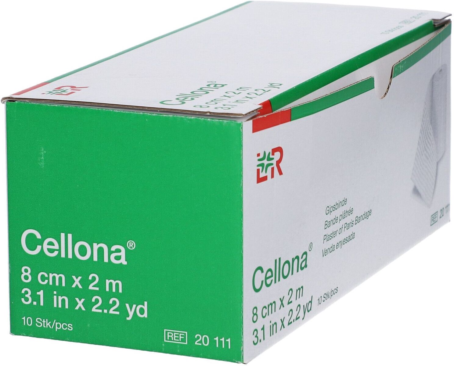 Cellona Gipsbinden 8 cmx2 m 10 St Binden