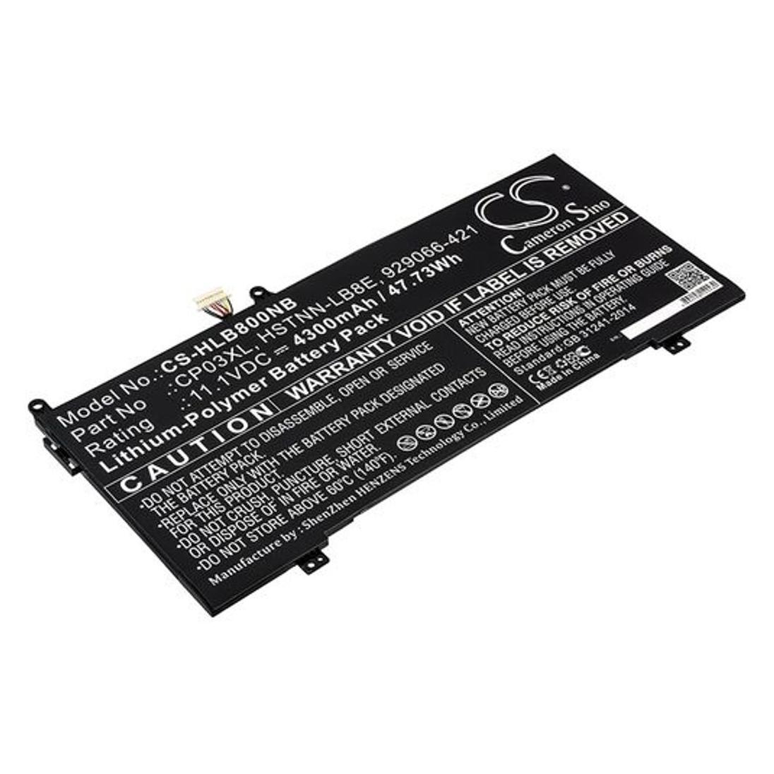 CS Cameron Sino Battery for HP Spectre x360 13 Convertible etc (3 Zellen) (HLB800NB)