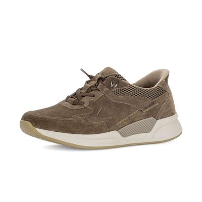 Sneaker GABOR "Sneaker low", Damen, Gr. 39, braun, Schuhe Sneaker