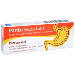 Panto Micro Labs 20 mg 14 St