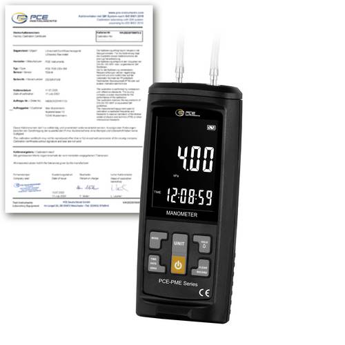 PCE Instruments Differenzdruckmanometer PCE-PME 125-ICA PCE-PME 125-ICA -1.25 bis 1.25 mbar 1St.
