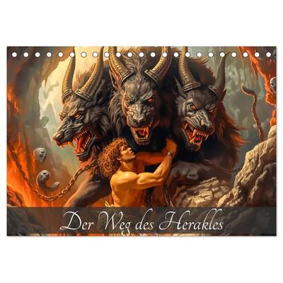 Der Weg des Herakles (Tischkalender 2027 DIN A5 quer), CALVENDO Monatskalender