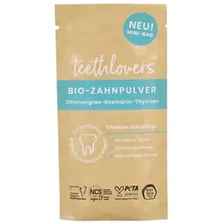 teethlovers Bio-Zahnpulver Zitronengras-Rosmarin Mini-Bag