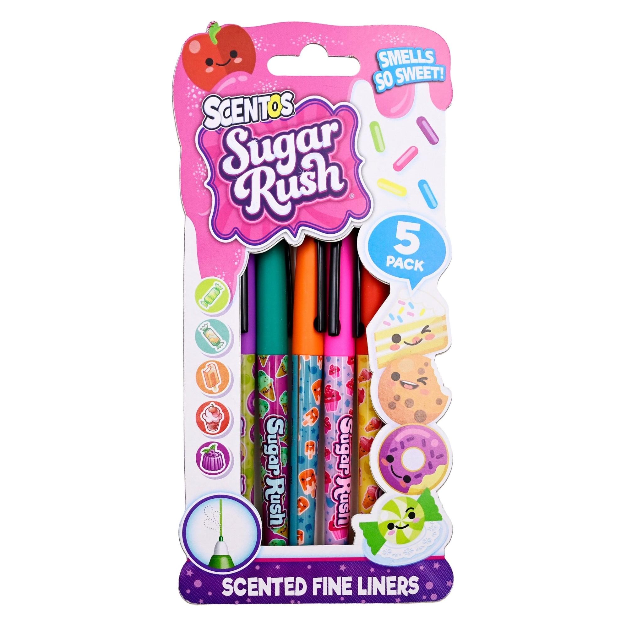 Scentos Sugar Rush Felt Tip Markers 5 pcs Asst CDU (AMOS2630335)