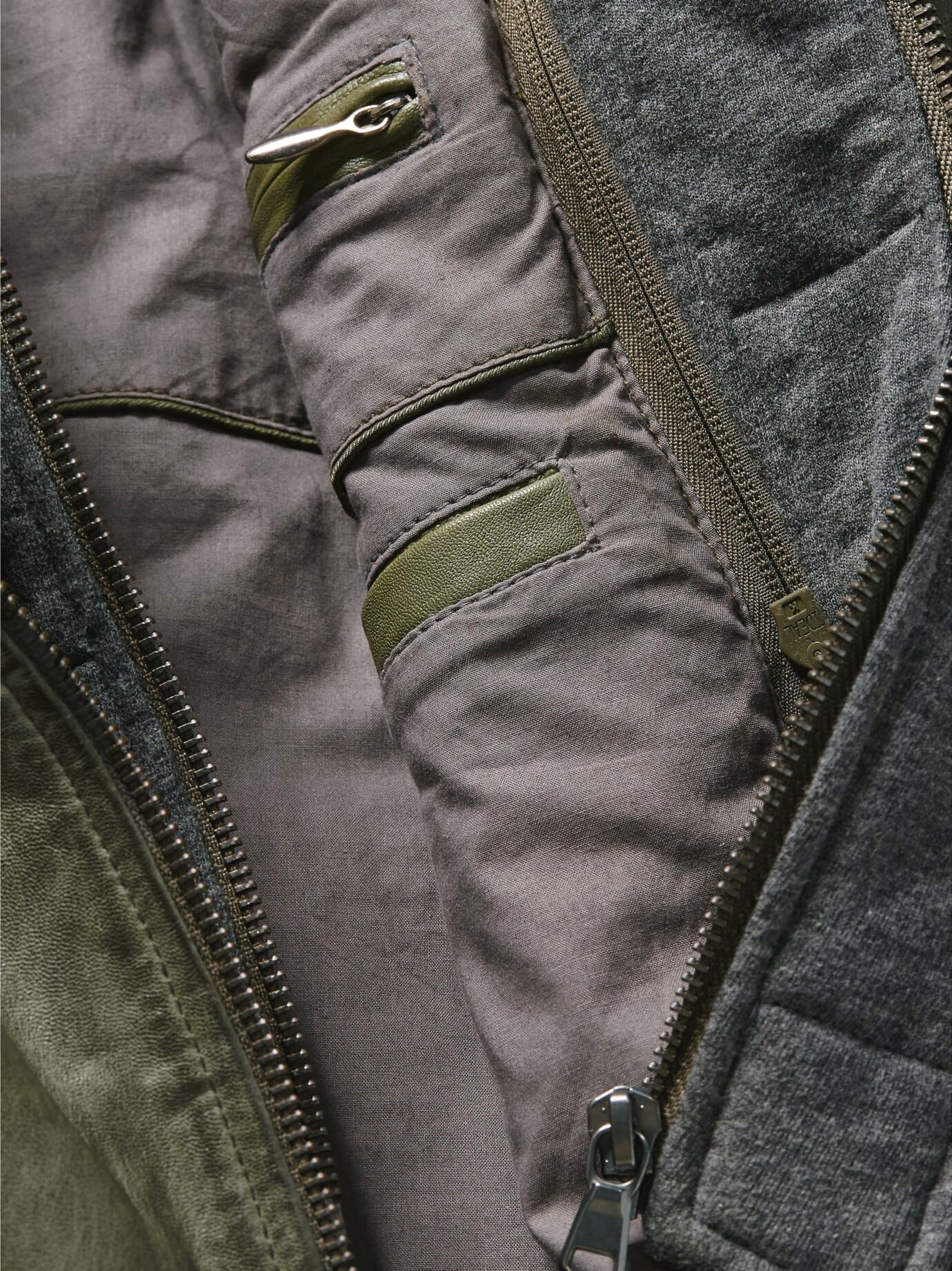 Mey & Edlich Lederjacke Figo Grün 46