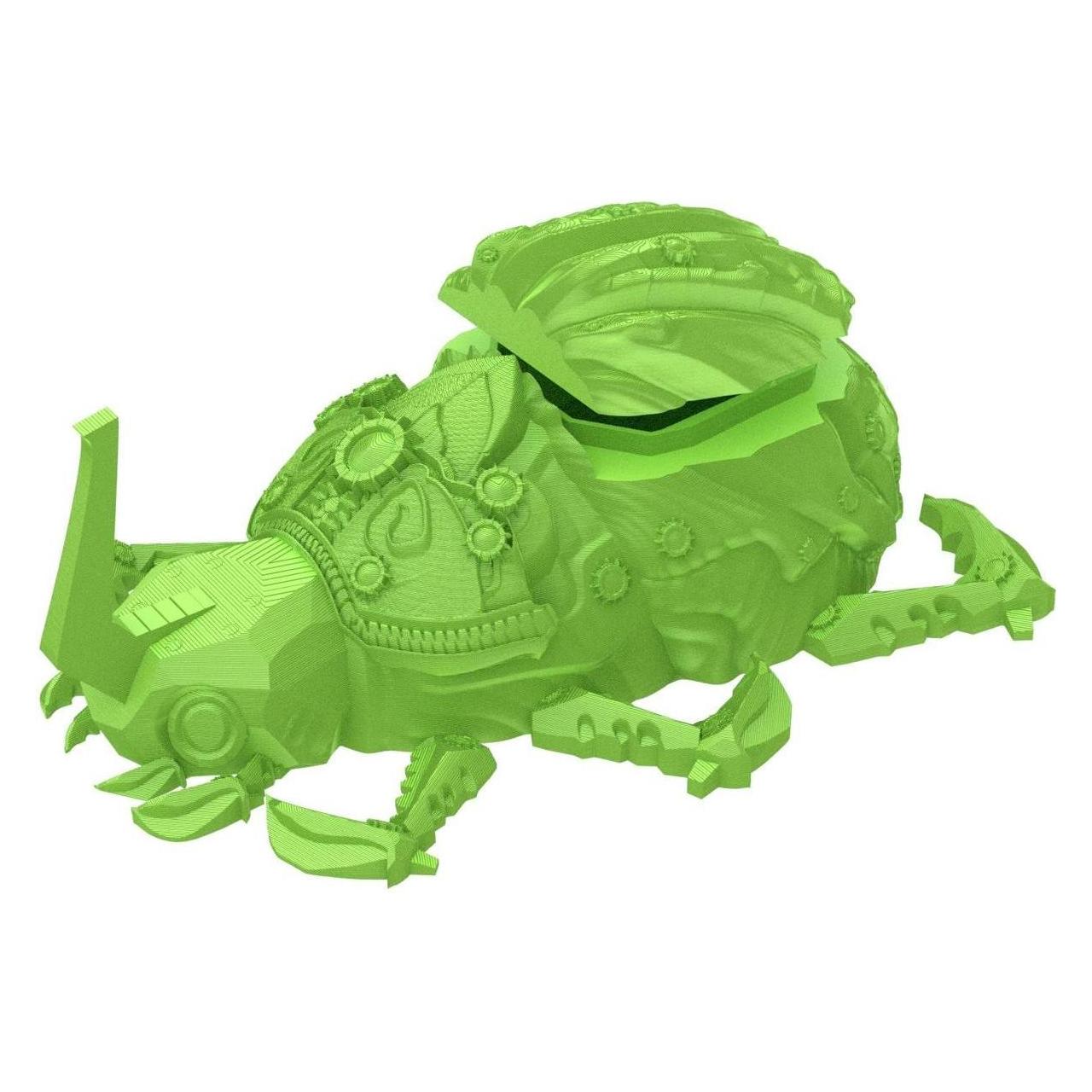 Feldherr Fates End Würfelgefängnis Scarab grün - 3D gedruckt (Kunststoff) (376959)