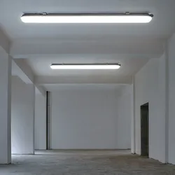 LED Feuchtraum Wannenleuchte Kellerleuchte 157 cm, LED 22 Watt 1x 2000lm kaltweiß, 2er Set