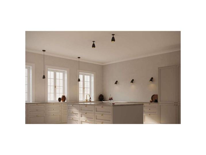 Applique murale/plafonnier Anoli Spot Surface, noir - Nuura - Salon / séjour - Scandinave - Métal - À ampoule unique