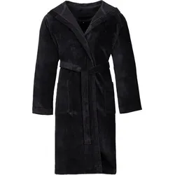 Vossen Unisex-Bademantel Texas schwarz L