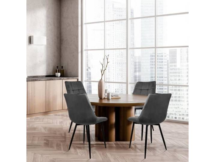 YYIXING®8 Chaises (Gris foncé) Siège Moderne