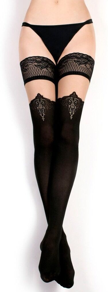 BALLERINA Bas autofixants Fantasy Hold Ups (50/20 denier)