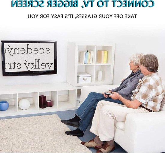 Digital Vergrößerungsglas - Leseunterstützung LCD - Text vergrößern - 5 Zoll Bildschirm - 2x-32x Zoom - Schwarz