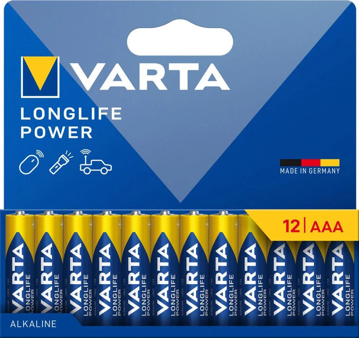 Varta Batterie LONGLIFE Power AAA NEU 12St.