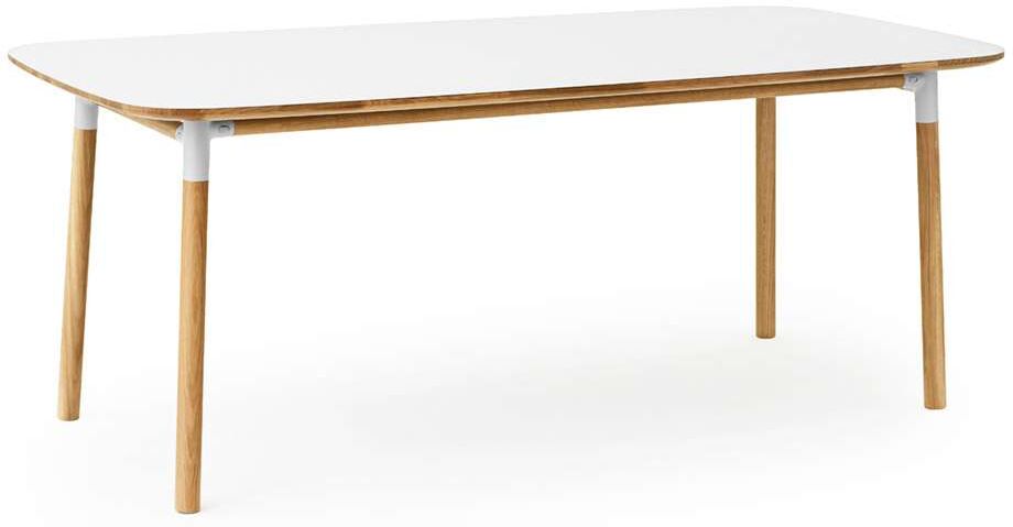 Normann Copenhagen Tisch (95 x 200cm, weiß, Eiche) 95 x 200cm   weiß   Eiche