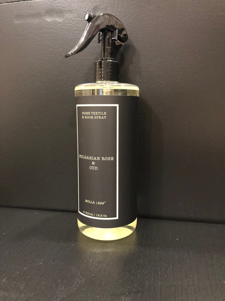 Cereria Mollà 1899 Textielspray Bulgarian Rose & Oud luxe huisparfum 500ml