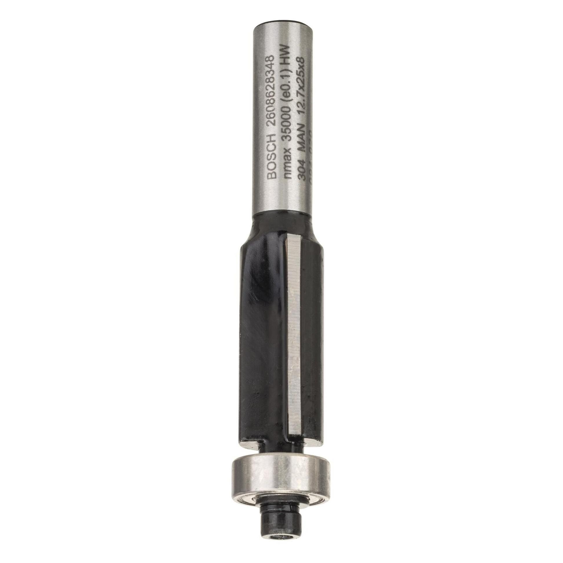 Bosch Professional Zubehör Laminat-Bündigfräser, 8 mm, D1 12,7 mm, L 25,4 mm, G 68 mm (2608628348)