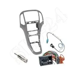 Opel Astra J ab 2009 - Autoradio Einbauset Doppel-DIN Radioblende+Adapterkabe...