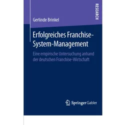 Erfolgreiches Franchise-System-Management, Fachbücher von Gerlinde Brinkel