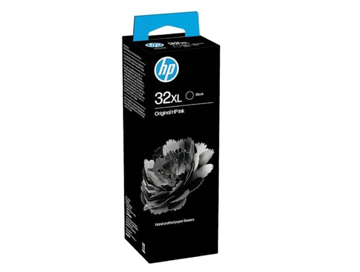 HP 32XL Noir\, Bouteille d'Encre Originale\, Grande Capacité Compatible avec Smart Tank séries 100\, 300\, 400\, 500\, 600\, 6000 pages (1VV24AE)