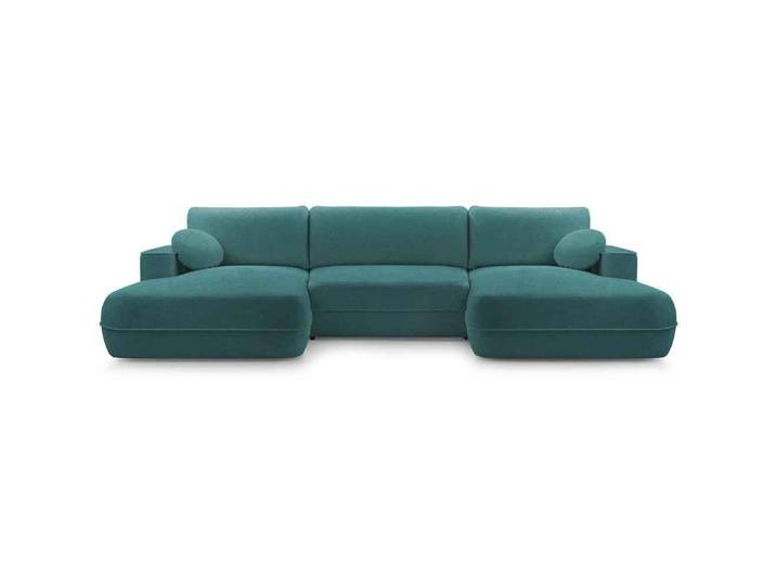 BEAUTYSOFA Ecksofa mit Schlaffunktion FIERO U, Farbe: Blau (Bubble14)