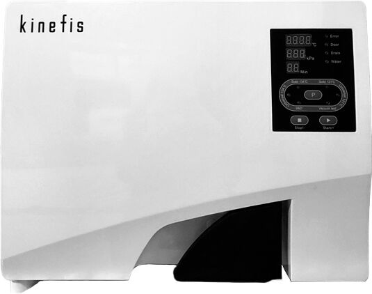 Autoclave Classe B 12 Litros Kinefis Experience com ecrã de LED + Destilador de água de presente. Inclui impressora interna
