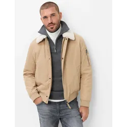 Brax Herren Blouson Style LOGAN canvas, Beige, Gr. M