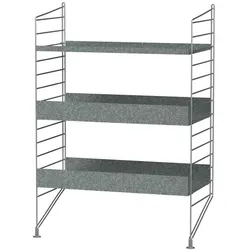 Kleines Outdoor Regal verzinkt