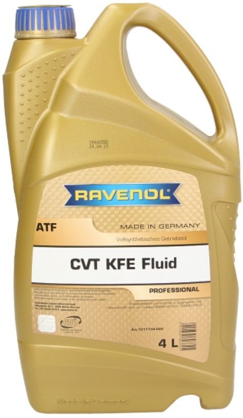 Huile de transmission RAVENOL 1211134 ATF CVT KFE FLUID 4L