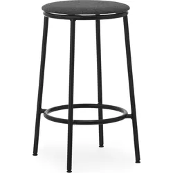 Circa MLF16 Black Barhocker 65 cm mit gepolstertem Sitz