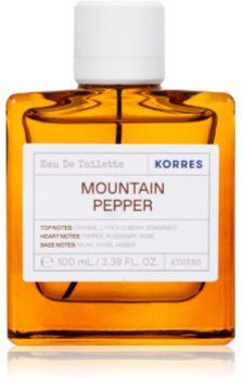 Korres Mountain Pepper Eau de Toilette para homens 100 ml. Mountain Pepper