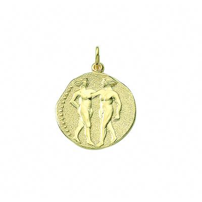 Sternzeichenanhänger ADELIA´S "Sternzeichen Anhänger Zwillinge 333 Gold ( 8K )", gold, Schmuckanhänger, Herren, Zwilling, Gold, Goldanhänger Zwillinge