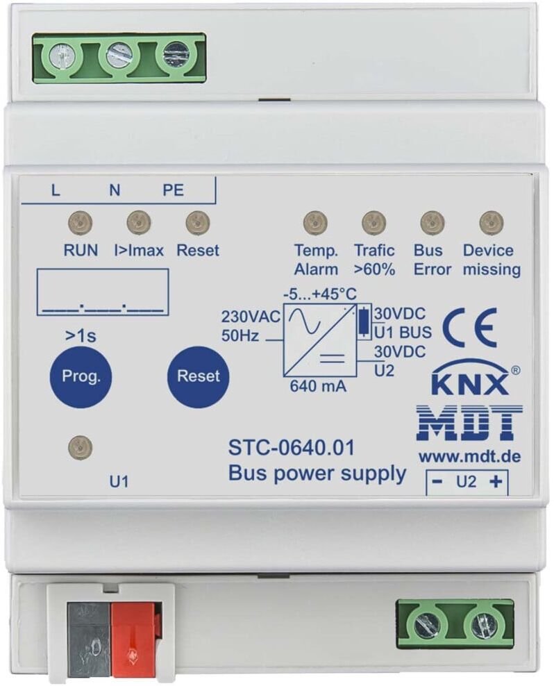 MDT technologies Busspannungsversorgung 4TE, REG, 640mA STC-0640.01)