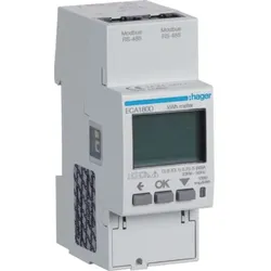 Hager Energiezähler 1phasig ECA180D