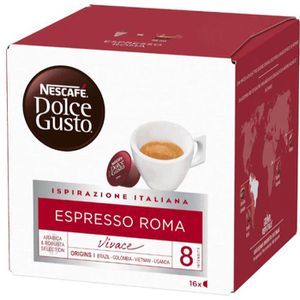 Nescafe Kaffeekapseln Dolce Gusto, Espresso Roma, 16 Kapseln