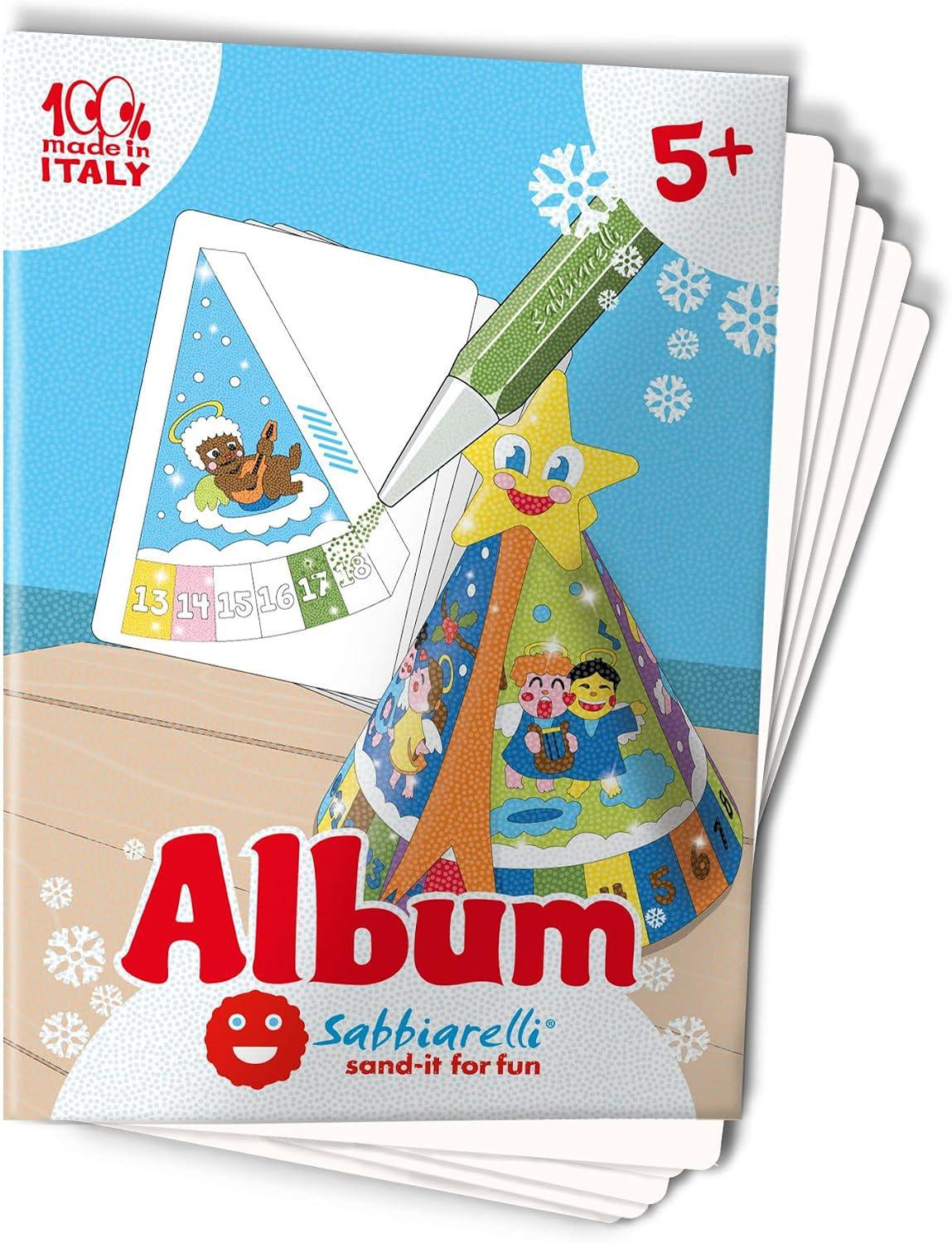 Sabbiarelli Adventskalender 3D - Zelfklevende vellen voor zandkunst