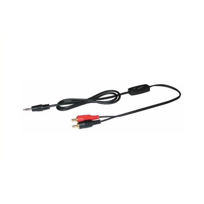 PHONOCAR CarHifi Kabelsatz Chinch-Kabel auf 3,5mm Klinke 04145